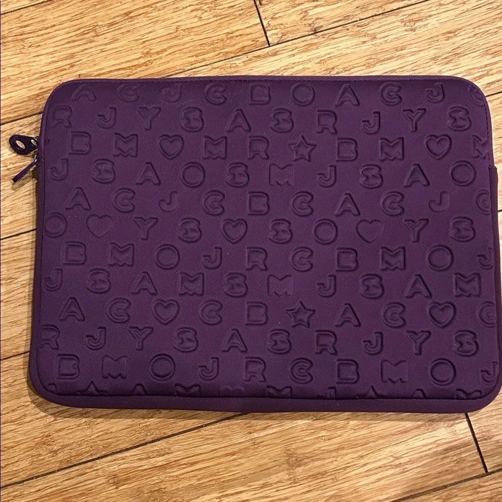 Marc by Marc Jacobs Embossed Purple Tablet Sleeve